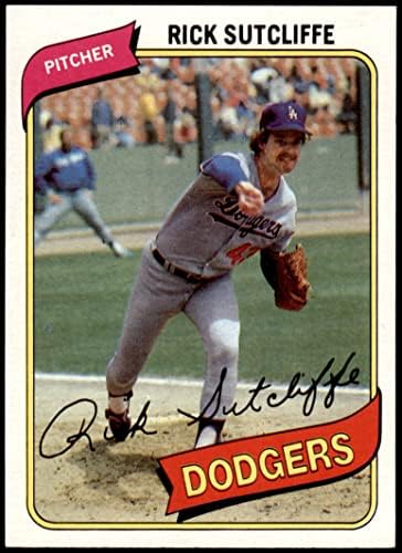 1980 TOPPS 544 Rick Sutcliffe Los Angeles Dodgers NM / MT Dodgers
