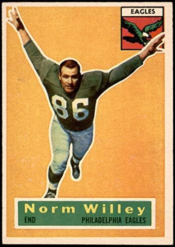 1956 TOPPS 88 Norm Willey Philadelphia Eagles Ex / Mt Eagles Marshall