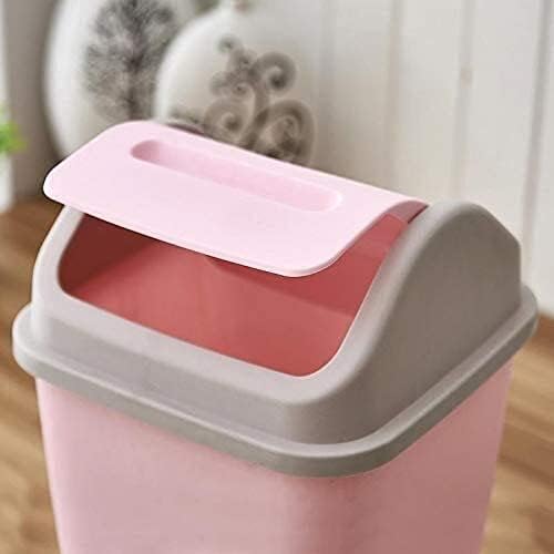 WXXGY kanta za smeće kanta za smeće kante za smeće kvadratna korpa za otpad sa Llid-om za kuhinjsku kućnu