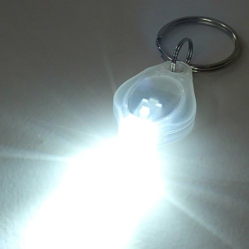 Bijeli Mini Led svjetlosni ključ privjesak za ključeve baterijska lampa privjesak za ključeve od 24/7 Store