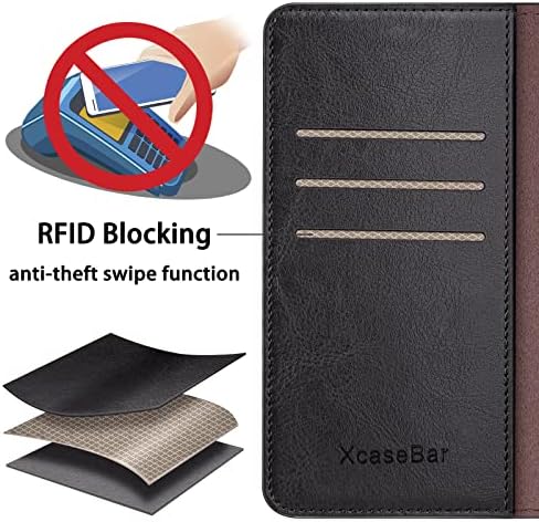 Xcasebar za Samsung Galaxy Note 9 novčanik slučaj sa 【RFID Blokiranje】 držač kreditne kartice, Flip Folio