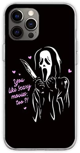 Kućište telefona Kompatibilan je s iPhone 14 Pro Max Ghost horor lice koje vam se sviđa zastrašujuće ililikonski