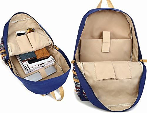 Leaper casual canvas laptop backpack školski ruksak za povratnu torbu