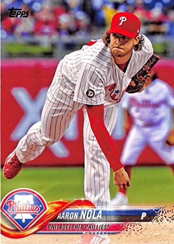 2018 TOPPS 11 Aaron Nola Philadelphia Phillies Baseball Card