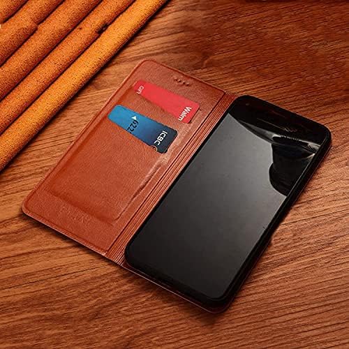Eidkgd torbica za novčanik za iPhone 13 Mini / 13 / 13 Pro / 13 Pro Max, Slotovi za kartice od prave kože