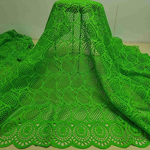 Veo'slace Bazin Riche Cotton Bazin Riche Green Fabric Tissu African Bazin Lace Nigerijski Voil Lace Fabric