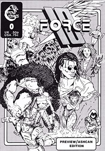 Force 10 0 VF ; Crow comic book / pregled Ashcan Edition