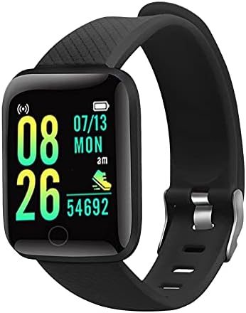 Byikun Smart Watch koji može tekst i pozivati, 116S STROJ STRANE SMART SMART narukvice vodootporni sportski sat za muškarce za muškarce, fitness sat, praćenje aktivnosti i pametni satovi za iPhone Android
