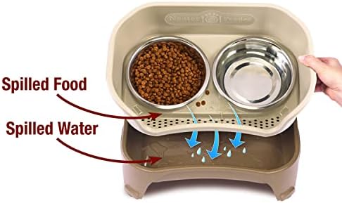 Navlaka za male pse - Mess Otporna na kućne ljubimce sa zdjelom za hranu i vodu od nehrđajućeg čelika -