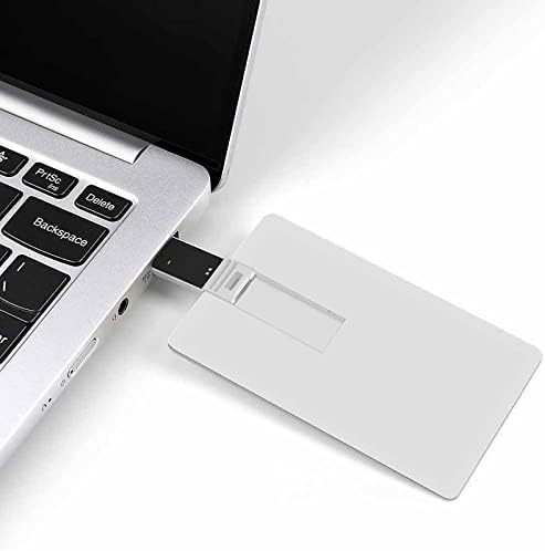 Bijela crna kockirana USB fleš pogona Personalizirana kreditna kartica Pogonski memorijski stick USB ključni