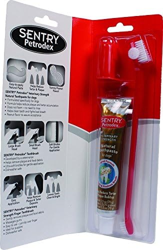 Petrodex Sentry Prirodni Ukus Kikirikija Pet Dental Kit, 2.5-Unca