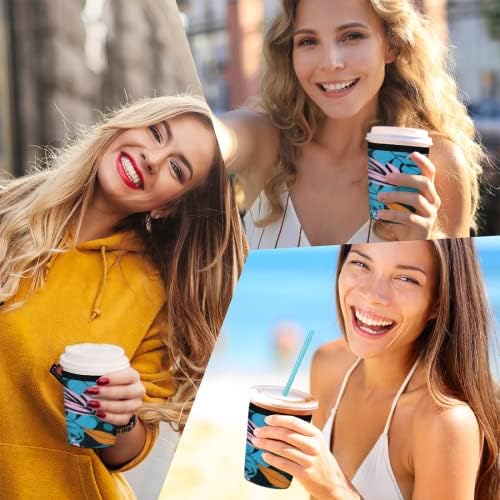 4 pakovanje za punjenje za punjenje kafe - izolatora za hladna pića, neoprenski držač za čaše za Starbucke